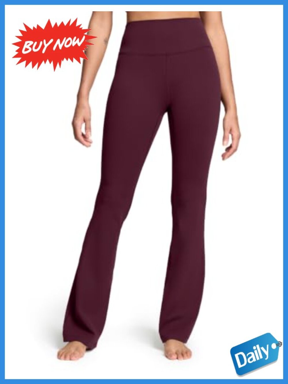 HeyNuts Flare Leggings High Waisted Tummy Control Wide Leg Yoga Pants